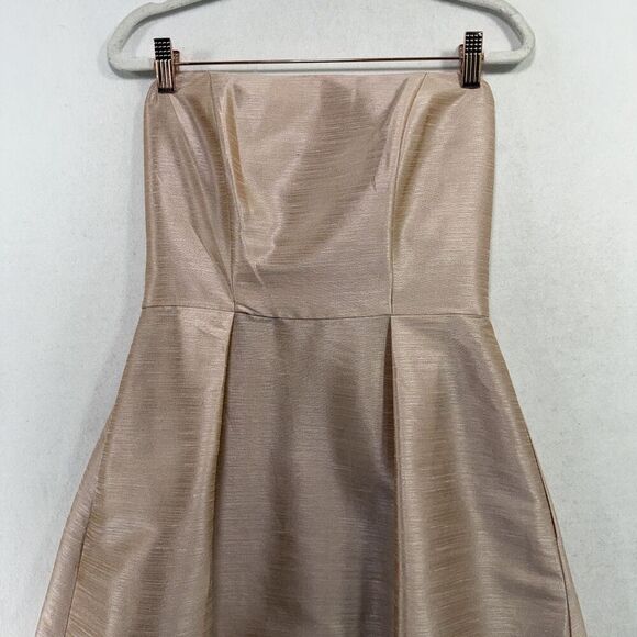 Alfred Sung Dress Women 4 Strapless or With Straps High Low Formal Pockets NWT - Picture 14 of 14